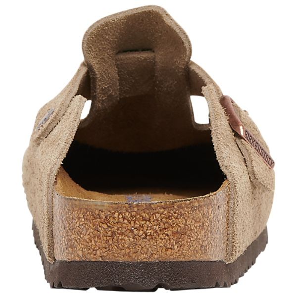 Birkenstock Boston Zuecos de Gamuza con Plantilla Suave