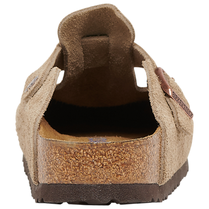 Birkenstock Boston Zuecos de Gamuza con Plantilla Suave