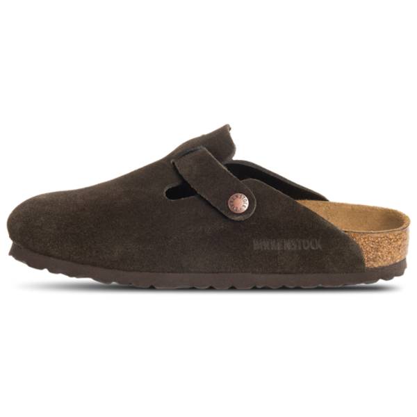 Birkenstock Boston Zuecos de Gamuza con Plantilla Suave